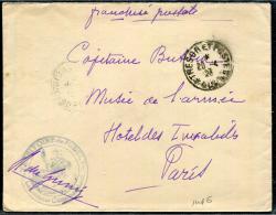 MAROC - LETTRE EN FRANCHISE MILITAIRE, " TERRITOIRE DE MIDELT ", TRESOR ET POSTES / 400 LE 20/4/1923 - B - Covers & Documents