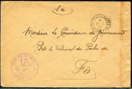 MAROC - LETTRE EN FRANCHISE MILITAIRE, " TERRITOIRE DU TADLA ", POSTES AUX ARMÉES / KHENIFRA LE 13/6/1932 - TB - Cartas & Documentos