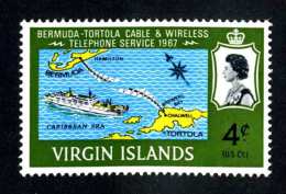 6106-x  Virgin Is.1967  SG #217 ~  Mnh**  Offers Welcome! - British Virgin Islands