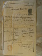 Old Document  - Poland -Galicia - 1875 -Ludzmierz - TYLKA    TM013.6 - Nacimiento & Bautizo