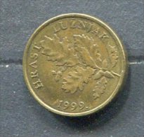 Monnaie Pièce CRAOTIE 5 Lipa De 1999 - Croazia