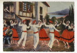 TYPES BASQUES. -  Le Fandango - Danses