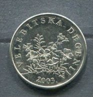 Monnaie Pièce CRAOTIE 50 Lipa De 2003 - Croatie