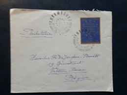 37/877  LETTRE POUR LA BELG. - Storia Postale