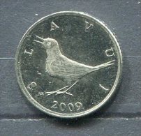 Monnaie Pièce CRAOTIE 1 Kuna De 2009 - Kroatien