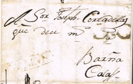 5510. Carta Entera Pre Filatelica VACARISAS (barcelona) 1792 - ...-1850 Préphilatélie