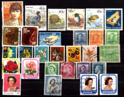 Nouvelle-Zélande, 30 Timbres Toute Période - Lots & Serien