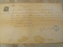 Old Document - Hungary - 1871 Dunaföldvár - Antal  - János Kovács- Juliánna Stefánovics - Nikl -Endrödi   TM017.3 - Birth & Baptism