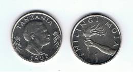 TANZANIA - 1 Shilling 1992  SC  KM22  Antorcha - Torch - Autres & Non Classés