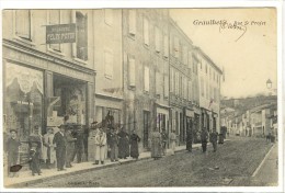 Carte Postale Ancienne Graulhet - Rue Saint Projet - Epicerie, Magasin Félix Potin - Graulhet