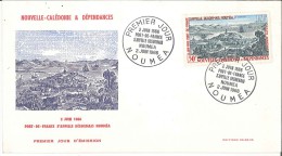 FDC Nouvelle Calédonie Et Dépendances - Port De France S'appelle Désormais Nouméa - 2 Juin 1966 - Usati