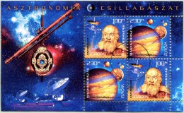 N° Yvert & Tellier 314 - Hongrie (2010) - Oblitéré (Gomme D'Origine) - Galilée Et Jupiter (Astronomie) - Used Stamps
