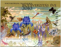 N° Yvert & Tellier 319 - Hongrie (2010) - Oblitéré (Gomme D'Origine) - Année De La Biodiversité - Oblitérés