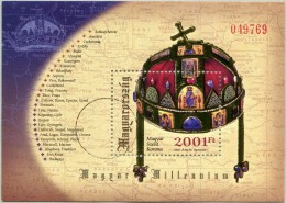 N° Yvert & Tellier 260 - Hongrie (2001) - Oblitéré (Gomme D'Origine) - Sainte Couronne Hongroise - Used Stamps
