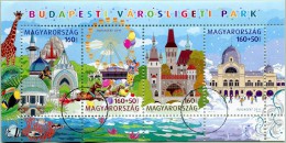 N° Yvert & Tellier 437 à 440 - Hongrie (2011) - Oblitéré (Gomme D'Origine) - Budapest Városliget Park (City Parc) - Used Stamps