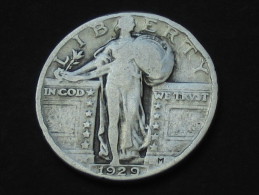 Etats-Unis -USA -  Quarter Dollar 1929 - Standing Liberty -  United States Of America - 1916-1930: Standing Liberty