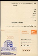 MIKROELEKTRONIK Frankfurt/O. DDR P88-1-88 C1 Antwort-Postkarte Zudruck 1989 - Informatik