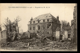 CPA 80 VILLERS BRETONNEUX En 1918   Maison  De M . H . D - Villers Bretonneux