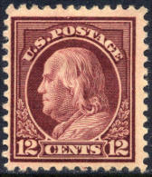 US #512 Mint Hinged 12c Franklin Of 1917 - Nuovi