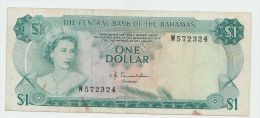 Bahamas 1 Dollar 1974 VF Crisp Banknote P 35a 35 A - Bahamas