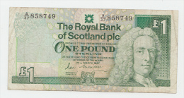 Scotland 1 Pound 1987 VF Banknote P 346 - 1 Pond