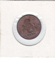 2 CENTIMES Cuivre Léopold II 1870 FR - 2 Centimes