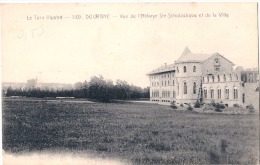 CPA Dourgne, Abbaye De Ste-Scholastique Et De La Ville  Neuve TTB - Dourgne