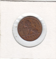 2 CENTIMES Cuivre Léopold II 1905 FR - 2 Centimes