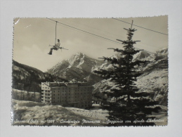 TORINO - Sauze D´ Oulx - 1954 - Condominio Miramonti - Seggiovia Con Sfondo Chaberton - Andere Monumenten & Gebouwen