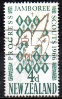 NEW ZEALAND 1966 Fourth National Scout Jamboree, Trentham - 4d Progress Arrowhead  FU - Used Stamps