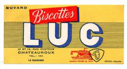 Buvard - Biscottes LUC - Zwieback
