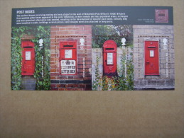 GB 2009 POST BOXES (1st.Series) MINISHEET With FOUR VALUES MNH. - Blocks & Miniature Sheets