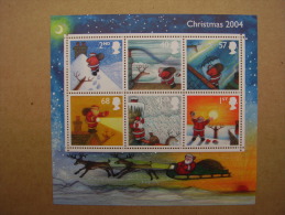 GREAT BRITAIN 2004 CHRISTMAS SPECIAL MINISHEET With 6 Stamps To £1.12 - Blocchi & Foglietti