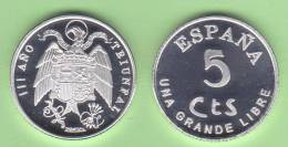 España / Estado Español 5 Céntimos 1.937 Zinc SC  T-DL-10.090  Esp. - Andere & Zonder Classificatie