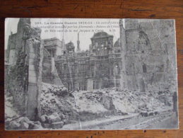 ALB1 -  LA GRANDE GUERRE 1914-15-UN COIN D'ARRAS BOMBARDE ET INCENDIE PAR LES ALLEMANDS-RUINES DE L'HOTEL DE VILLE...... - Guerre 1914-18