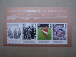 GB 2012 HOUSE OF WINDSOR  MINISHEET With FOUR VALUES To £1.00  MNH. - Blocks & Kleinbögen
