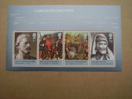 GB 2008 HOUSE OFLANCASTER & YORK  MINISHEET With FOUR VALUES To 78p  MNH. - Blocs-feuillets