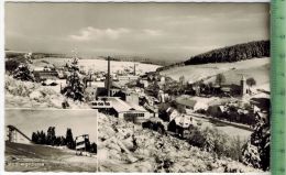 Wintersportplatz Tettau/Ofr. Um 1960/1970, Verlag: Sesselmann, Tettau/Ofr.,  POSTKARTE, Kleines Loch Von Reißzwecke - Kronach