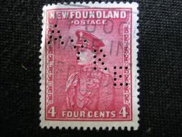 Neufundland. Perfin - Perforés