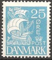 DENMARK  # 25 ØRE** CARAVEL STAMPS FROM YEAR 1933 - Ungebraucht