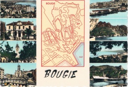 BOUGIE (BEJAIA) - Carte Multi-vues (8) + Plan De La Ville - Non Circulée, 2 Scans - Bejaia (Bougie)