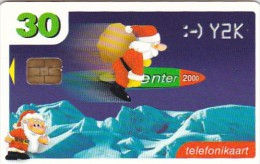 Estonia, ET 117, :-) Y2k, Christmas,  2 Scans. - Estland