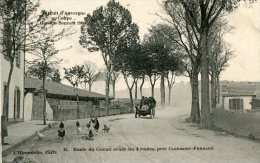 CPA 63 CIRCUIT D AUVERGNE COUPE GORDON BENNETT 1905 ROUTE DU CIRCUIT AVANT LES 4 ROUTES PRES CLERMONT FERRAND - Clermont Ferrand