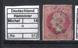 Hannover Mi. 14 Gestempelt - Hanovre
