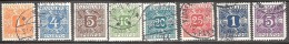 DENMARK #  PORTO  STAMPS FROM YEAR 1921-1925 - Strafport
