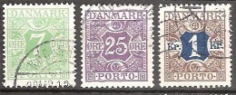 DENMARK #  PORTO  STAMPS FROM YEAR 1926-1927 - Port Dû (Taxe)