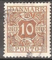 DENMARK #  PORTO  STAMPS FROM YEAR 1930 - Strafport