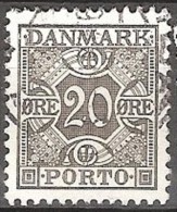 DENMARK #  PORTO  STAMPS FROM YEAR 1934 - Strafport