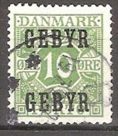 DENMARK #  GEBYR  STAMPS FROM YEAR 1923 - Strafport