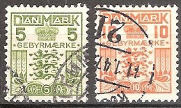 DENMARK #  GEBYR  STAMPS FROM YEAR 1934 - Postage Due